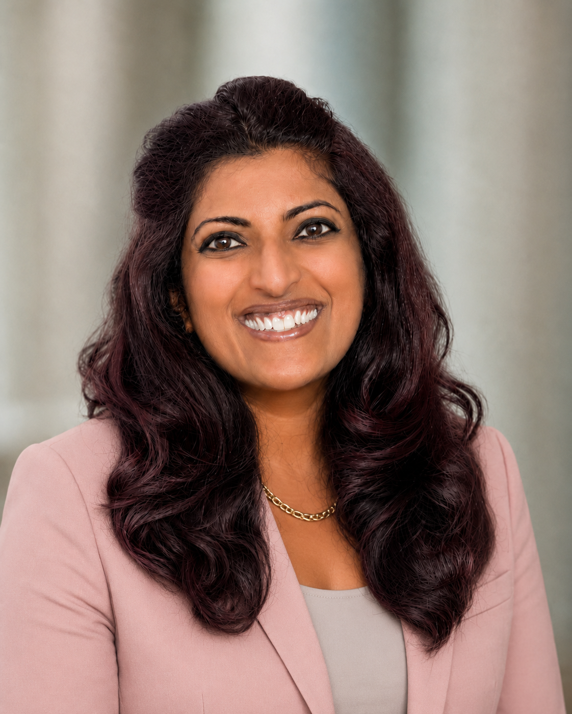 Portrait of Nancy Varghese, Esq., General Counsel & Partner, Governance Strategy, Human + Machine Works